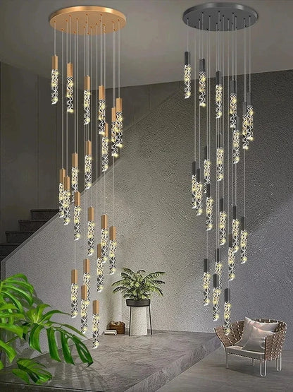 Lustre moderne pour plafond haut