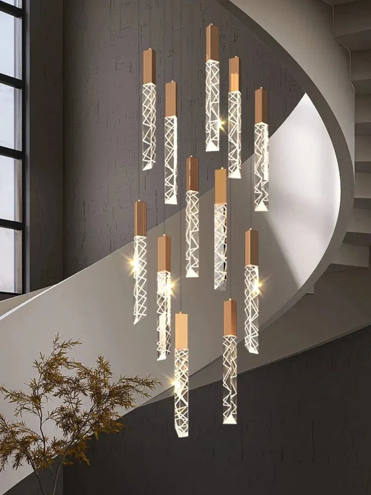 Lustre moderne pour plafond haut