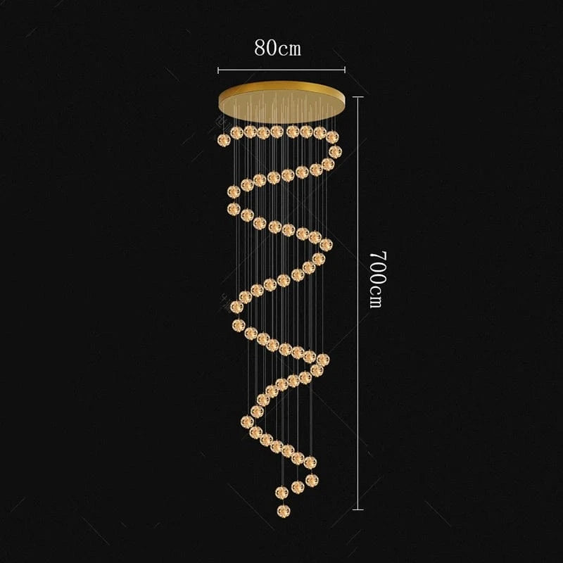 60 head / RC remote dimming Lustre plafond haut étoiles de cristal