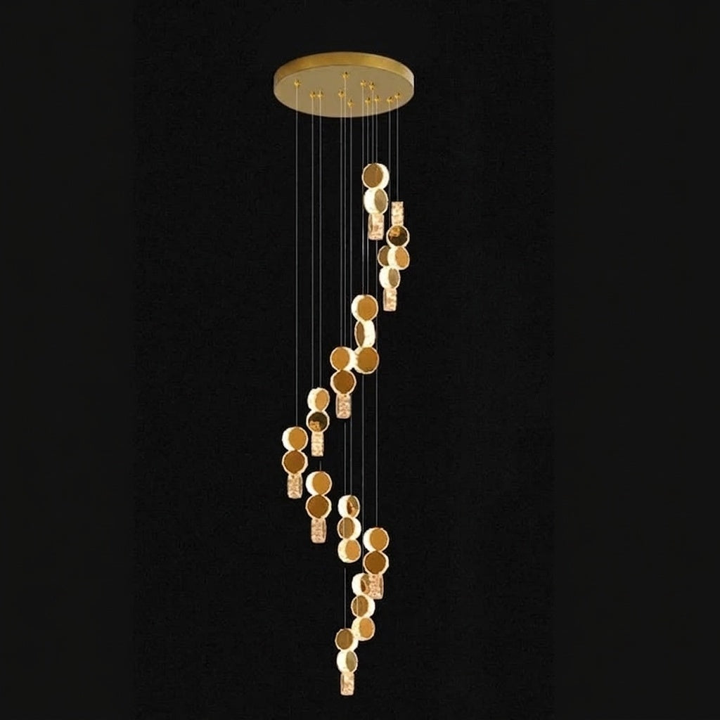 Lustre plafond haut | Jupiter 12 / DIMMABLE AVEC TÉLÉCOMMANDE ET APPLICATION MOBILE