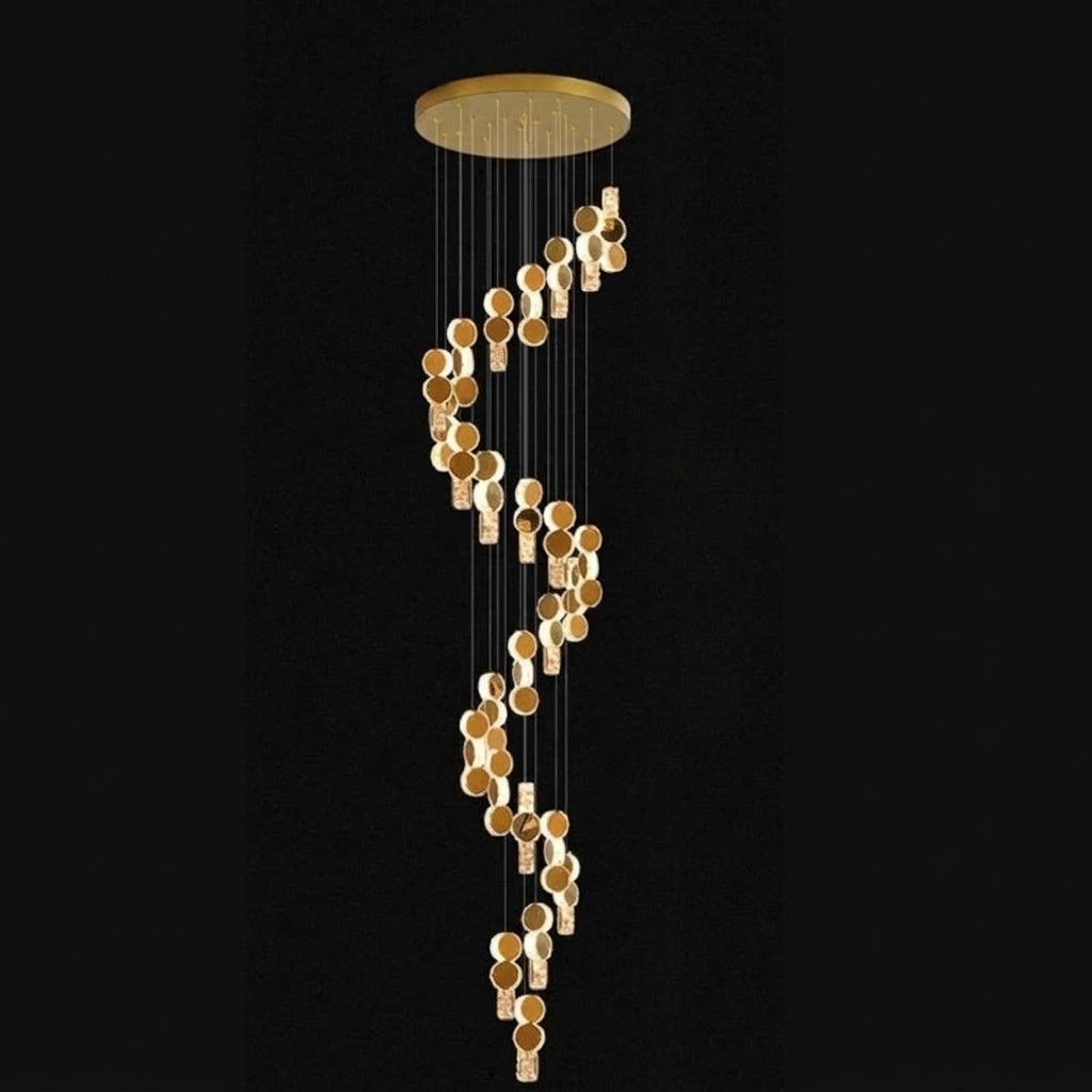 Lustre plafond haut | Jupiter 25 / DIMMABLE AVEC TÉLÉCOMMANDE ET APPLICATION MOBILE