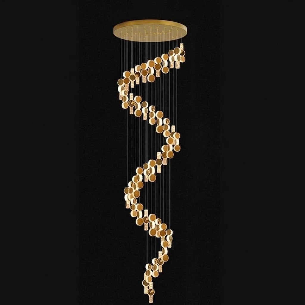 Lustre plafond haut | Jupiter 46 / DIMMABLE AVEC TÉLÉCOMMANDE ET APPLICATION MOBILE