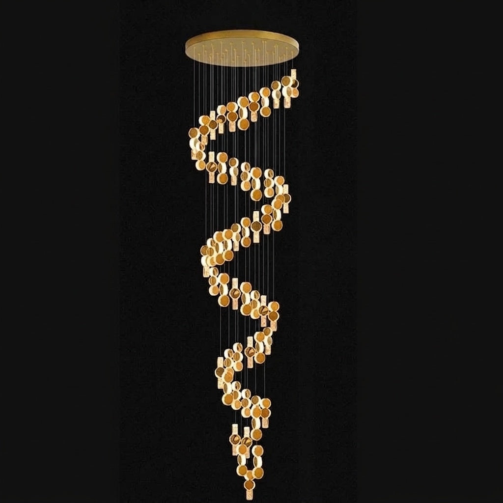 Lustre plafond haut | Jupiter 58 / DIMMABLE AVEC TÉLÉCOMMANDE ET APPLICATION MOBILE