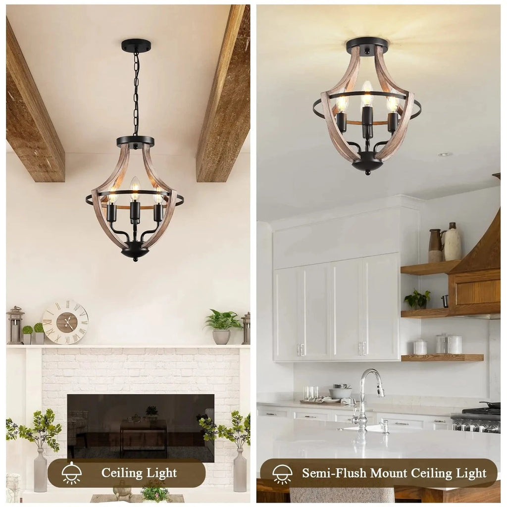 CHINA Lustre rustique salle à manger