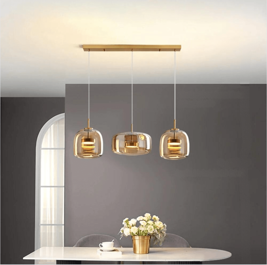 Lustres design en verre