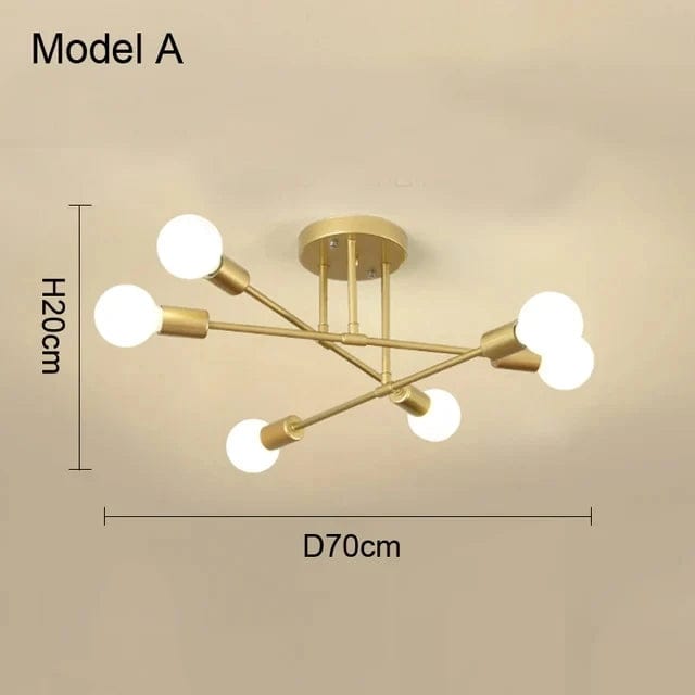 Model A Plafonnier boules