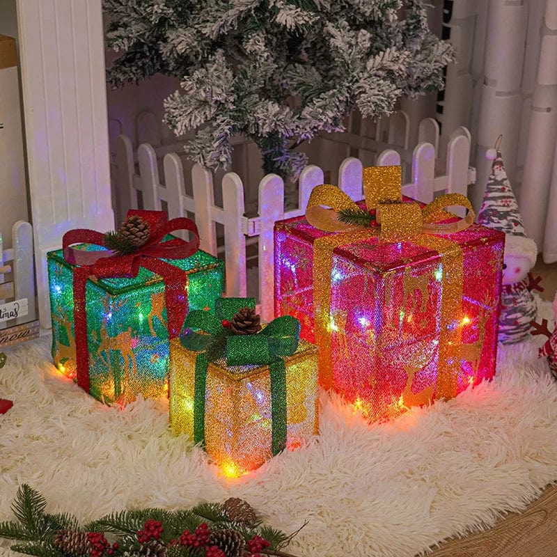 MODÈLE 1 Cadeaux lumineux noel