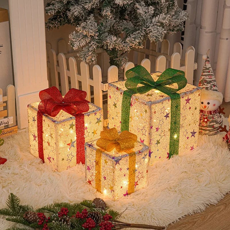 MODÈLE 2 Cadeaux lumineux noel