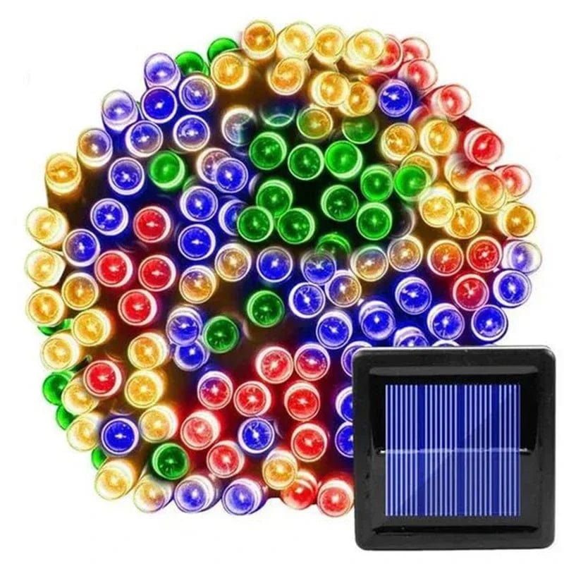 MULTICOLORE / 50LED(7M) Guirlandes solaires