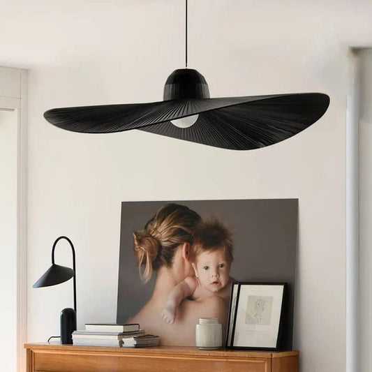 NOIR / 60 CM / LUMIÈRE FROIDE (6000K) Suspension luminaire chic