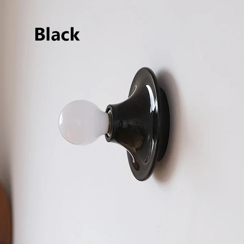 NOIR Applique murale avec ampoule