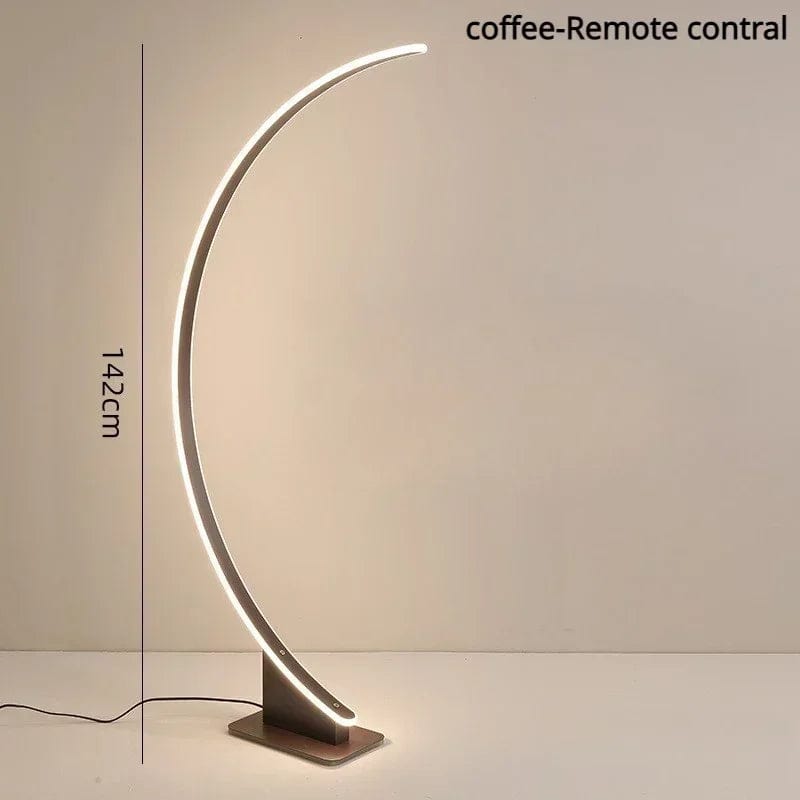 NOIR  TRICOLORE + TÉLÉCOMANDE Lampe salon arc