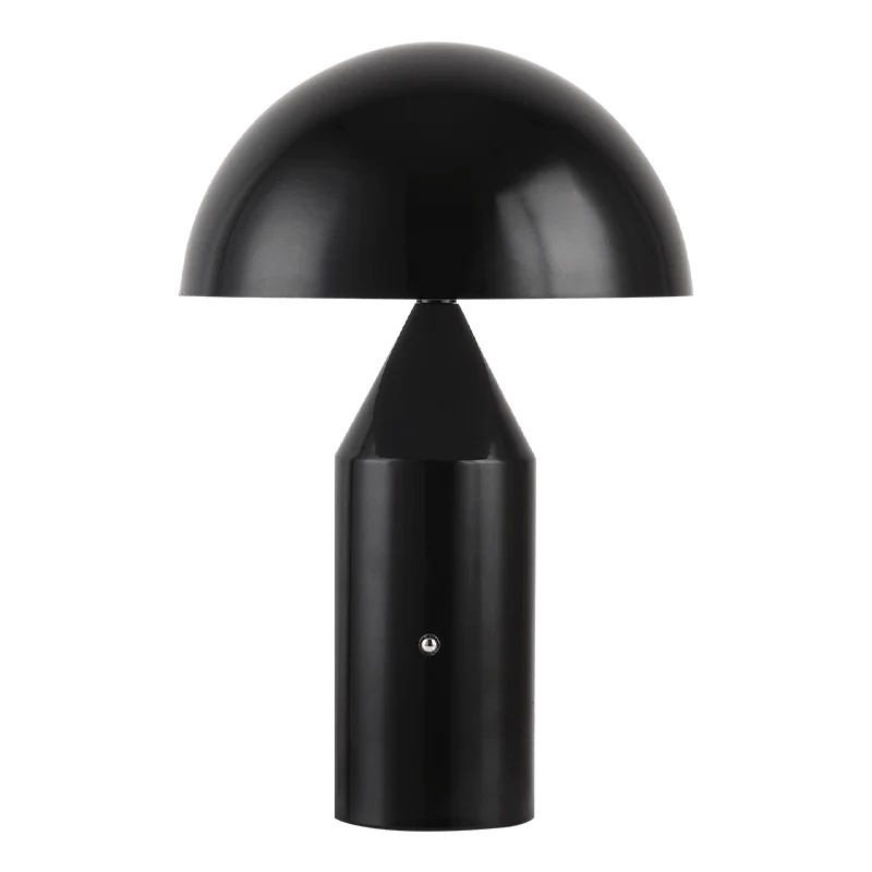 NOIR / USB-C lampe champignon design italien