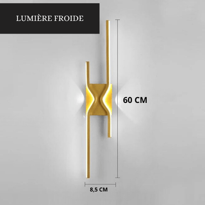 OR /  LUMIÈRE FROIDE Applique murale led interieur