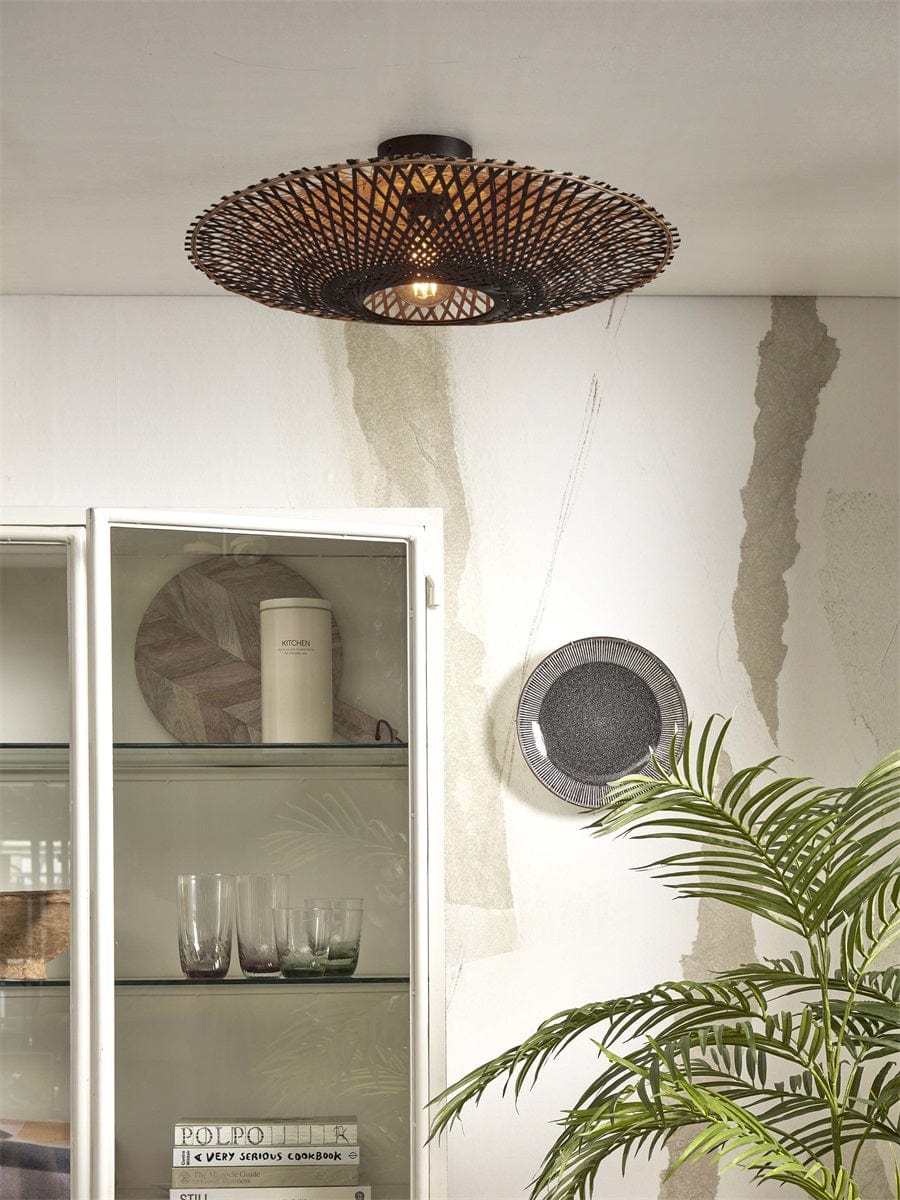 Plafonnier Kalimantan Black et Nature de Good & Mojo