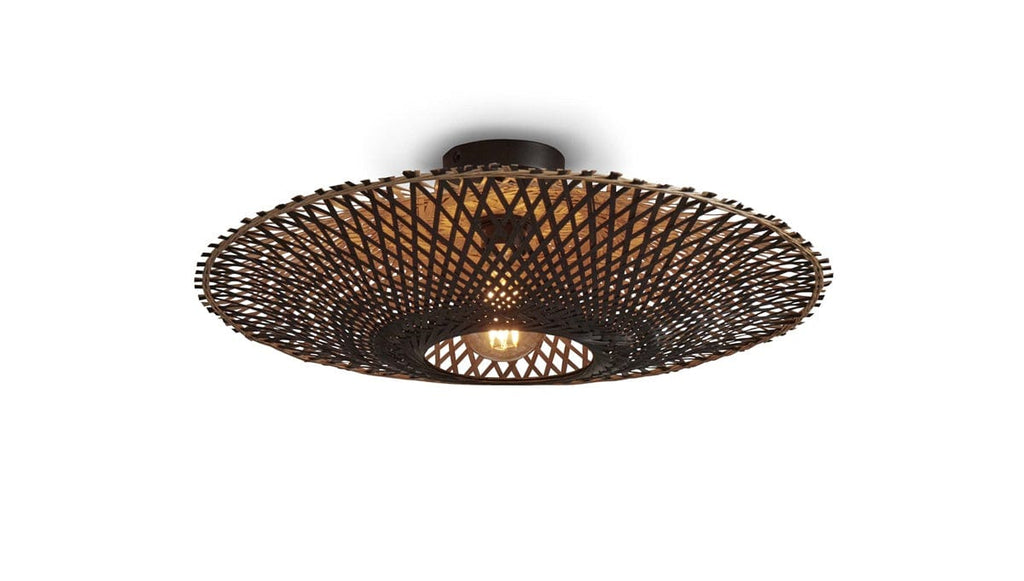 Plafonnier Kalimantan Black et Nature de Good & Mojo