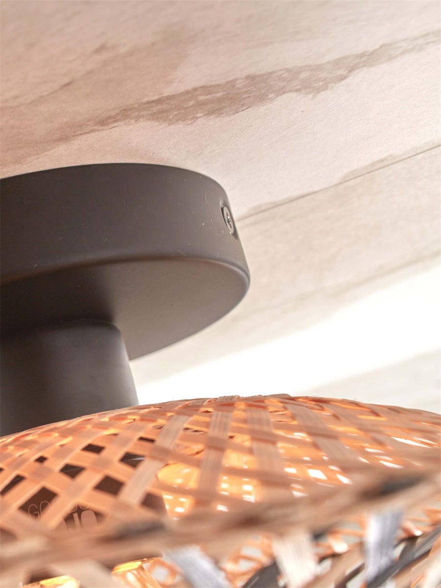 Plafonnier "Kalimantan XS 30cm, Bl./Nat." de Good & Mojo