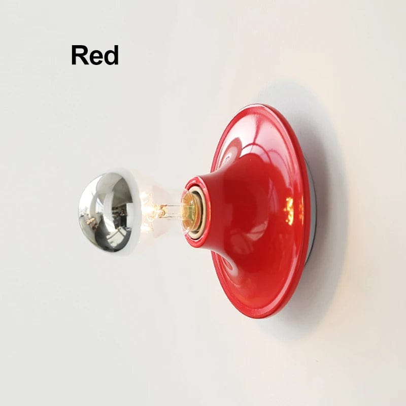 ROUGE Applique murale avec ampoule