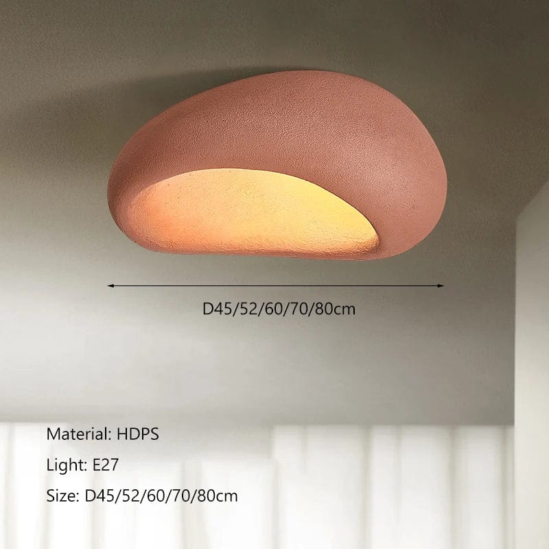 ROUGE POURPRE / DIAMÈTRE 70 CM / LUMIÈRE FROIDE 6500K Luminaire plafonnier design