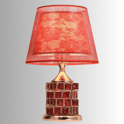 ROUGE RUBIS Abat-jour lampe de chevet