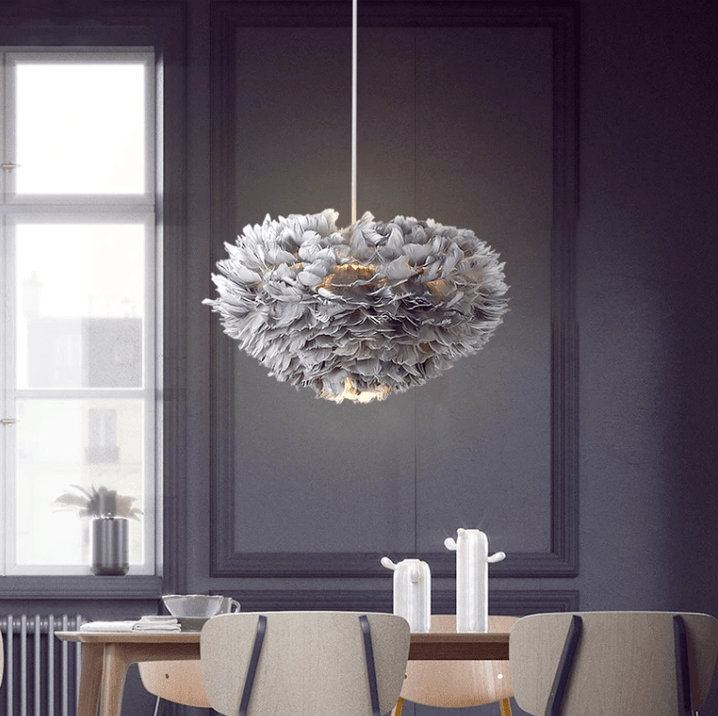 Suspension à plumes