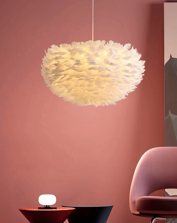 Suspension à plumes