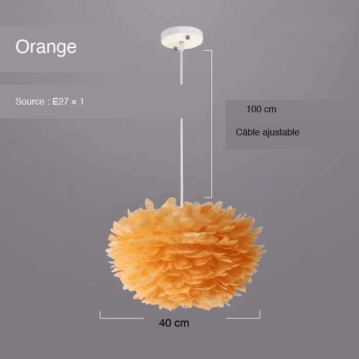 Suspension à plumes