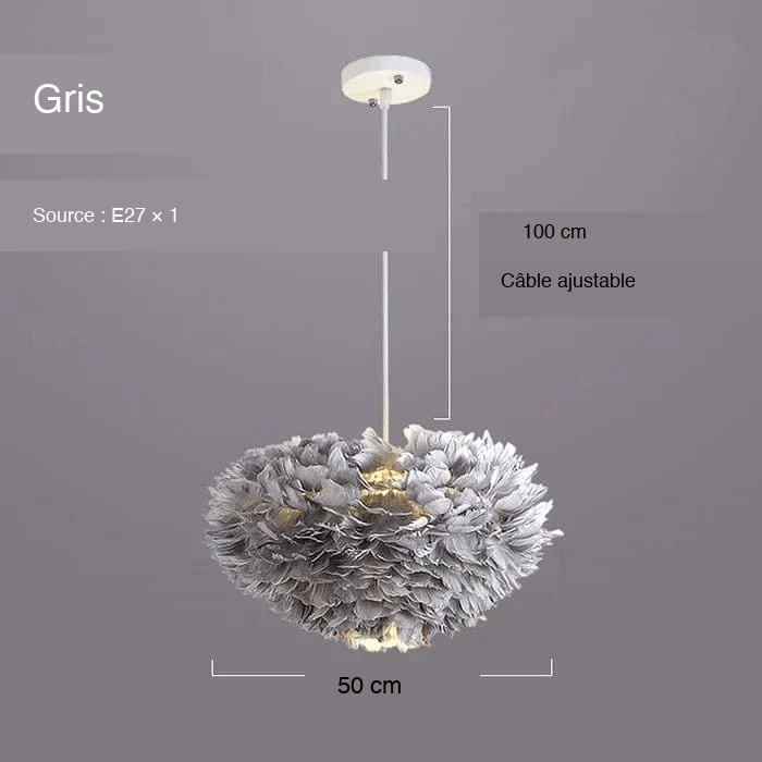 Suspension à plumes