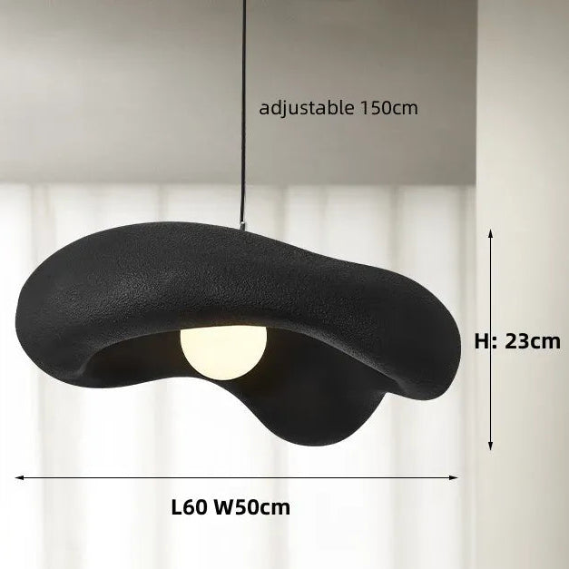 Black / 3 colors light Suspension blanche design japandi