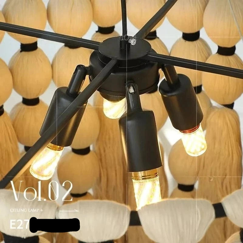 Suspension bohème en laine