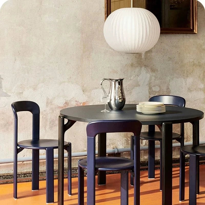 Suspension Boule en tissu blanc