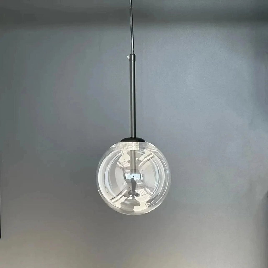 NOIR / 15 CM Suspension bulles de verre