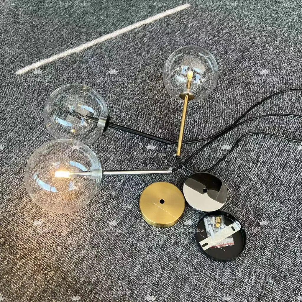 Suspension bulles de verre
