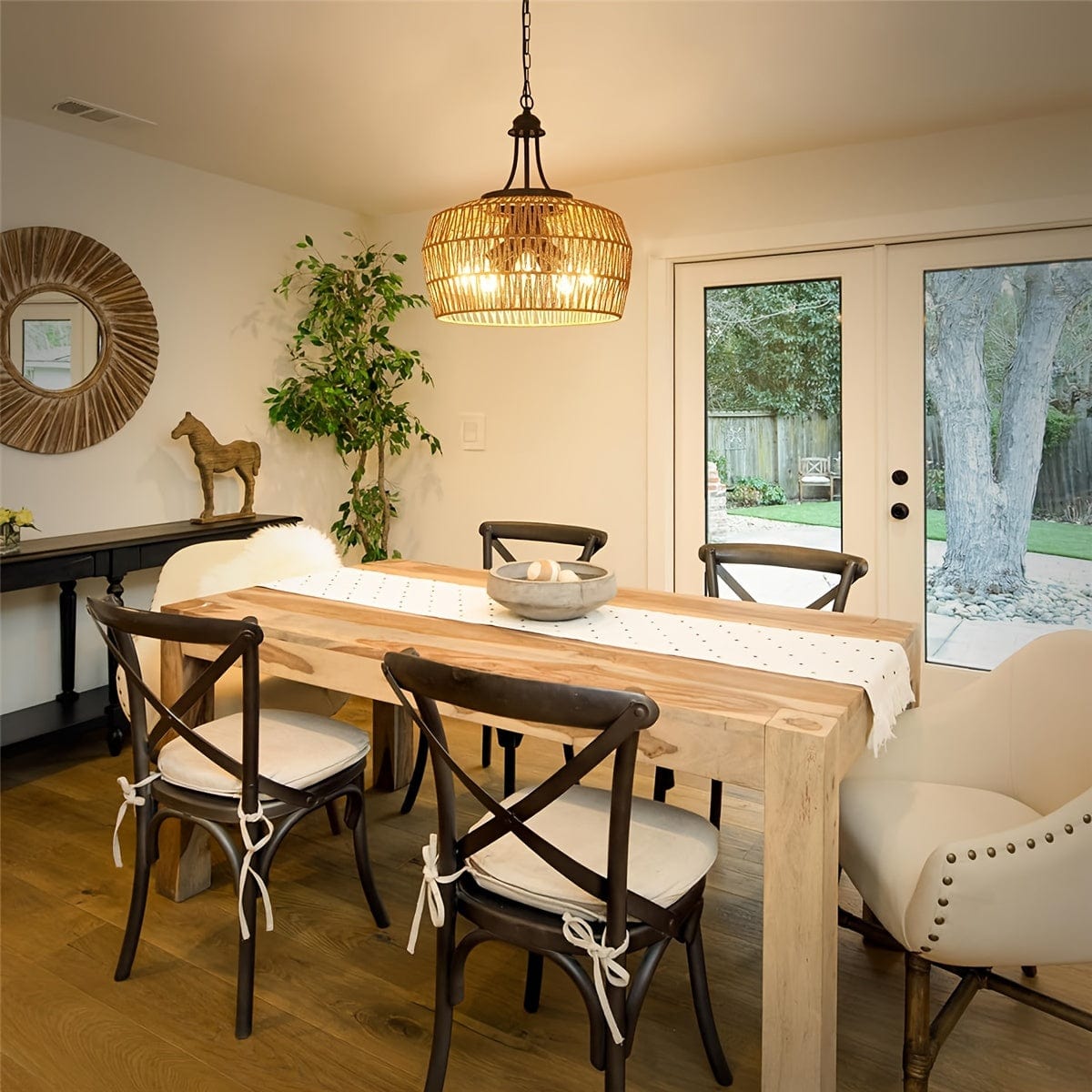 Suspension campagne chic