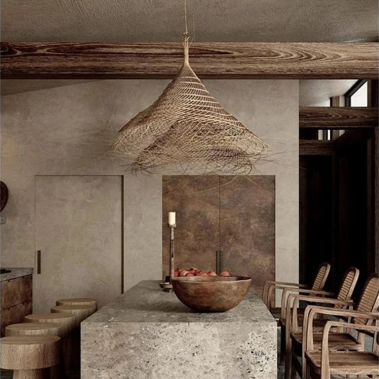 Suspension chapeau de paille