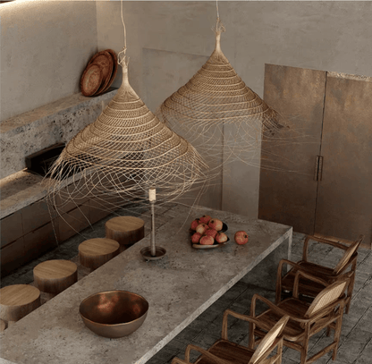 Suspension chapeau de paille