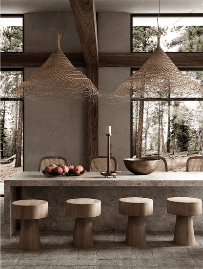 Suspension chapeau de paille