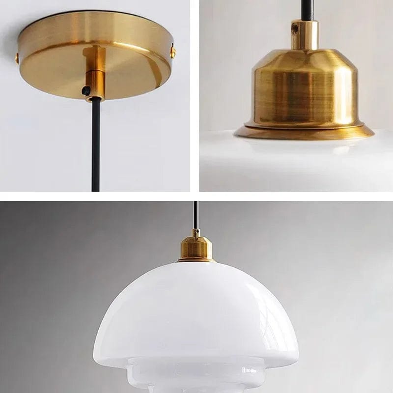 Suspension cloche en verre