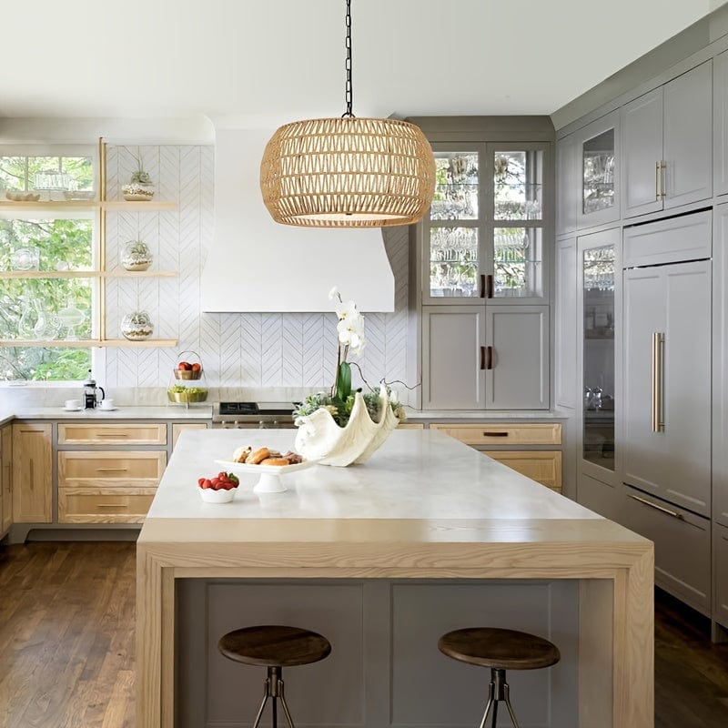 Suspension corde tressée