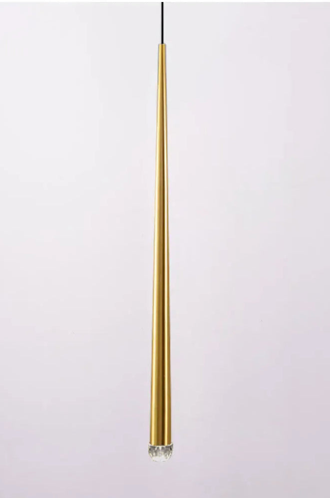 Suspension design moderne LED cône allongé
