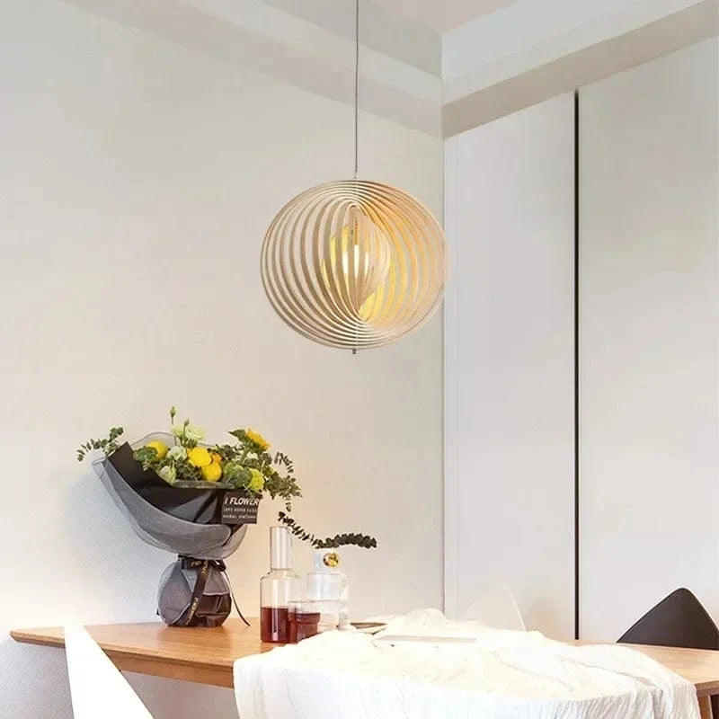 Suspension en bois de bambou | Wooden Moon