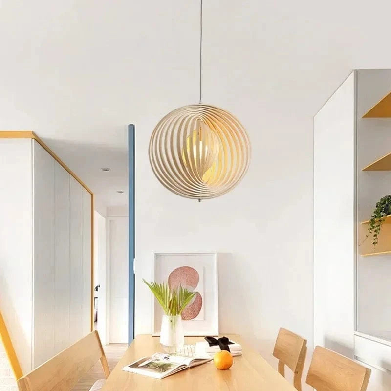 Suspension en bois de bambou | Wooden Moon