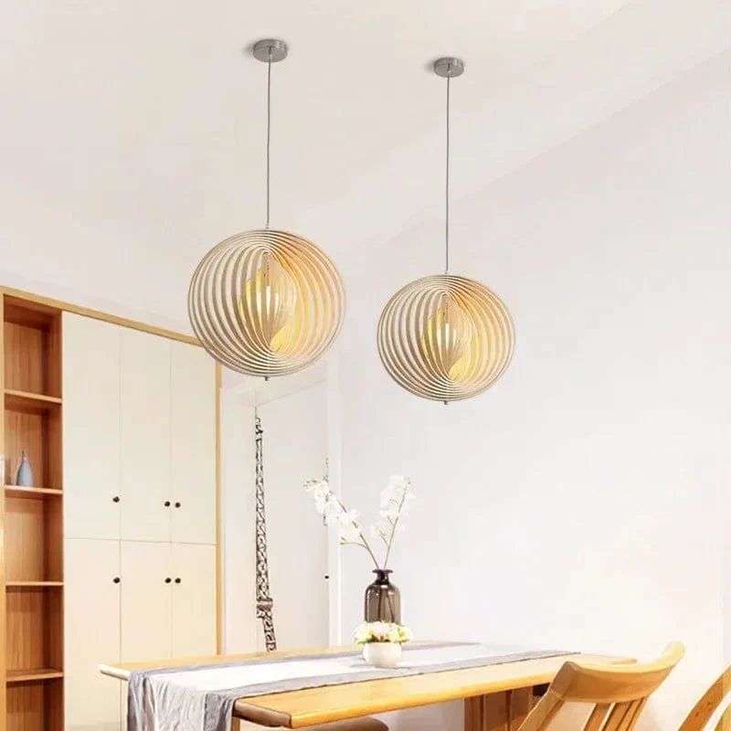 Suspension en bois de bambou | Wooden Moon