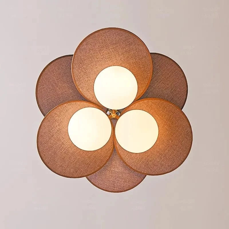 Suspension en bois ébène avec boules