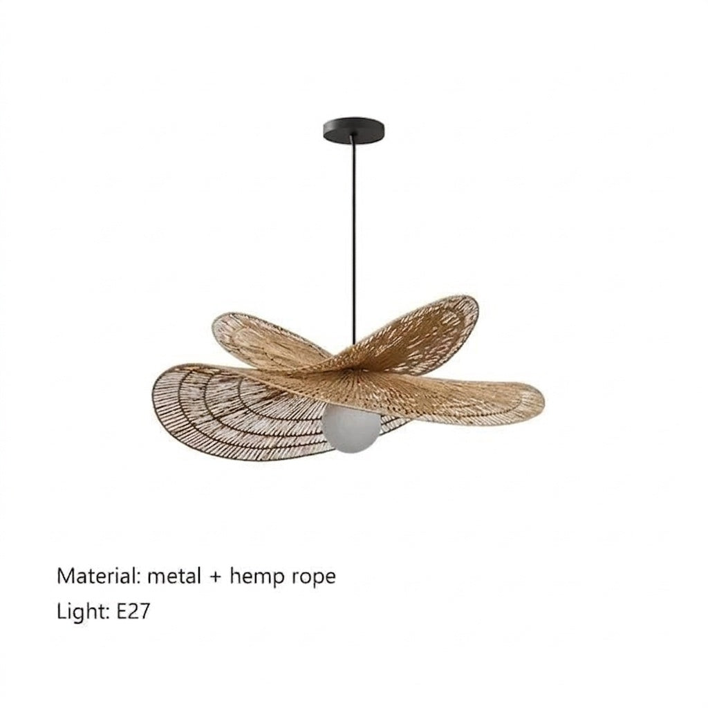 Suspension en corde de chanvre A-D80CM