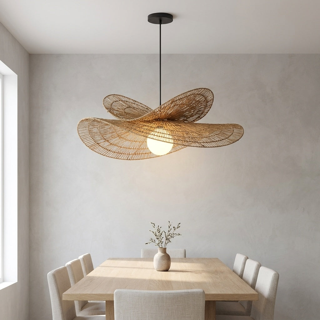 Suspension en corde de chanvre A-D80CM