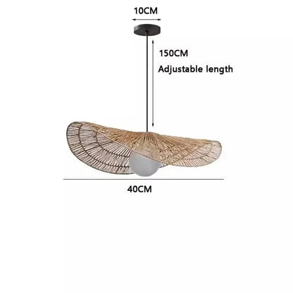 B-40CM Suspension en corde de chanvre