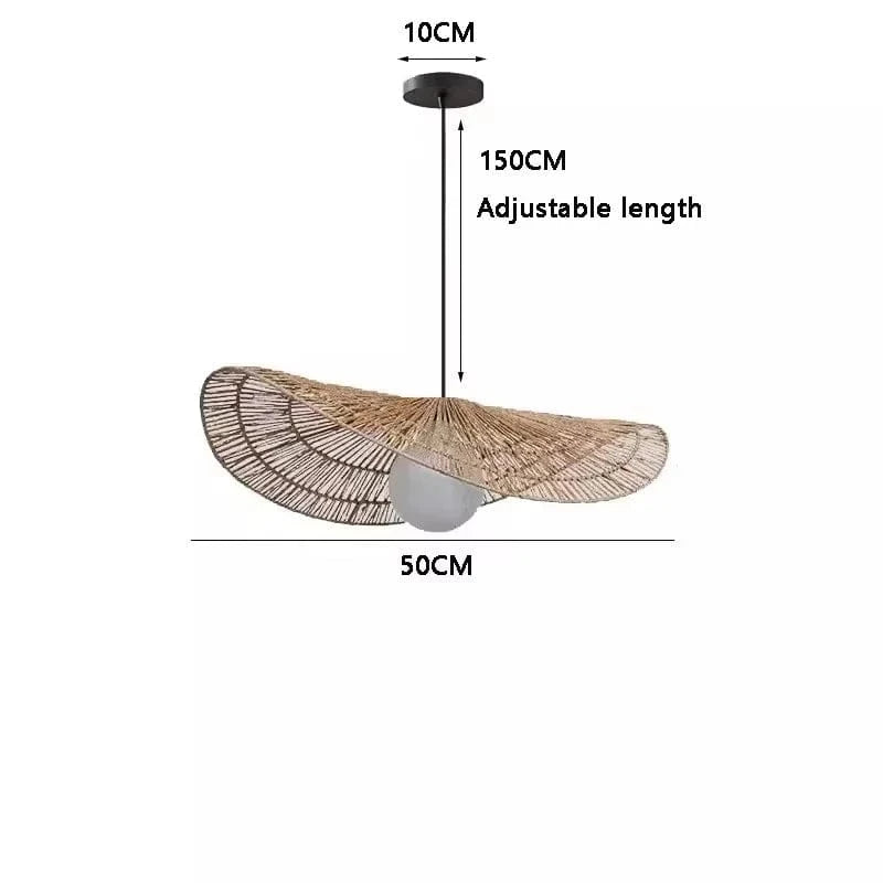 B-50CM Suspension en corde de chanvre