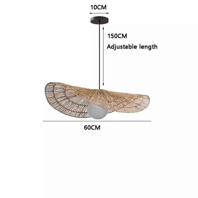 B-60CM Suspension en corde de chanvre