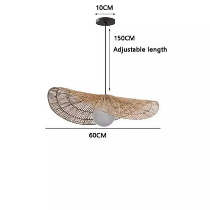B-60CM Suspension en corde de chanvre
